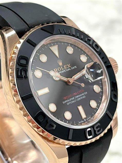 rose gold Rolex yacht master